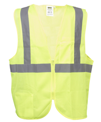 Cordova Safety Hi-Vis Vest Class 2 Lime Green 12pk