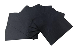 Black Cocktail Napkins, 1-ply, 4,000/cs