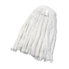Boardwalk Cut-End Wet Mop Head, Rayon, #24, White, 12/Carton
