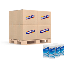 Genuine Joe Disinfecting Wipes 75/canister 6/cs - 20cs (Bulk Pack)