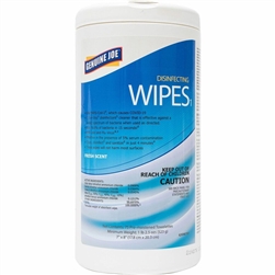 Genuine Joe Disinfecting Wipes 75/canister 6/cs