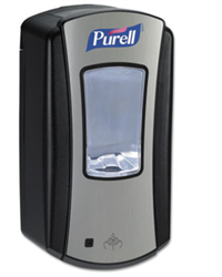Purell LTX-12 Touch-Free Dispenser, 1,200 mL, 5.75 x 4 x 10.5, Black