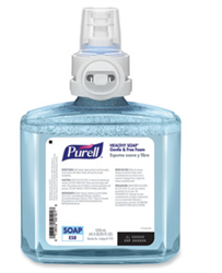 Purell Healthy Soap Gentle and Free Foam Refill, For ES8 Dispensers, Fragrance-Free, 1,200 mL, 2/cs