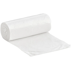PolyTech High Density Trash Bags, 40x48 (40-45 gallon) 14MIC, Natural, 250/bx