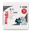 Kimberly-Clark Professional WYPALL Workhorse X70 Quarterfold Rags 12.5x12 76/pack 12 packs/cs