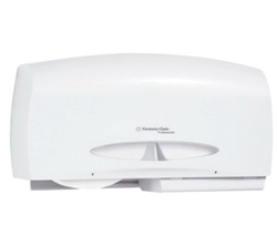 Kimberly-Clark Professional Scott Coreless JRT Twin Jumbo Roll Dispenser, White