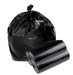 PolyTech Linear Low Density Trash Bags, 25x23 (16 gallon) .32 MIL, Black, 1000/bx
