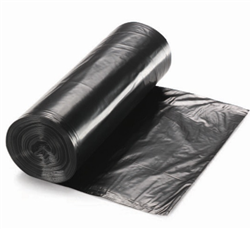 PolyTech Linear Low Density Trash Bags, 33x39 (33 gallons) .9MIL, Black, 150/bx