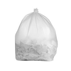 PolyTech Linear Low Density Trash Bags, 38x58 (60 gallon) 1.2MIL, Clear, 100/bx