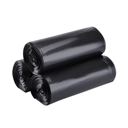 PolyTech Linear Low Density Trash Bags, 38x58 (60 gallon) .9MIL, Black, 100/bx