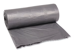 PolyTech Linear Low Density Trash Bags, 38x63 (Drum Liner) 2.7 MIL, Gray, 50/bx