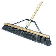 Push Broom 24" Gray Flagged ASM
