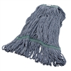 Blue Blended Looped End Mop, Medium, Narrow Band 1 1/4" 6 / cs