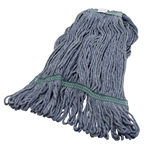 Blue Blended Looped End Mop, Medium, Narrow Band 1 1/4" 6 / cs
