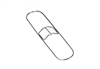 Boardwalk Clip-On  Dust Mop Frame 18"