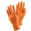 Lifeguard Orange Nitrile Heavy-Grip Glove, 8mil, Small, 1000/cs