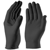 Lifeguard Black Nitrile Soft Medical Gloves, X-Large, 4 mil, 1000/cs