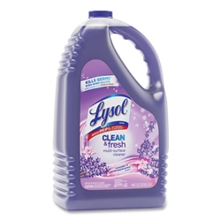 Lysol Clean & Fresh Cleaner/Disinfectant Lavender-Orchid 4gal/cs