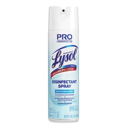 Lysol Disinfectant Spray Crisp Linen 19 oz 12/cs