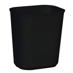 Rubbermaid Commercial Fire Resistant Waste Basket 14qt Black