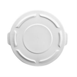 Rubbermaid Brute 10 Gallon Flat Lid, White
