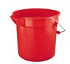 Rubbermaid Commercial Utility Pail 14qt, Red