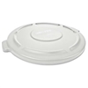 Rubbermaid Brute 32 Gallon Flat Lid, White