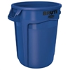 Rubbermaid Brute 32 Gallon Round Container, Blue