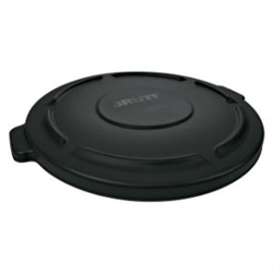 Rubbermaid Brute 44 Gallon Flat Lid, Black