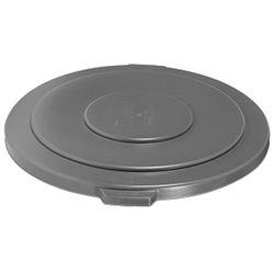 Rubbermaid Brute 55 Gallon Flat Top Lid, Gray