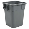 Rubbermaid Brute 40 Gallon Square Container, Gray