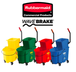 Rubbermaid WaveBrake Side-Press Wringer/Bucket Combo 35-quart