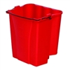 Rubbermaid WaveBrake Dirty Water Bucket 18 Qt Red