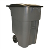 Rubbermaid Brute Rollout 50 Gallon Container, Gray