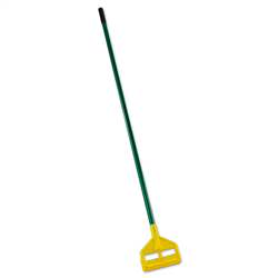 Rubbermaid Commercial Invader Side Gate Mop Handle 60" Green Fiberglass Handle/Yellow Plastic Head