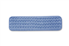 Rubbermaid Commercial Microfiber Wet Room Pad, 18", Blue, 12/Carton