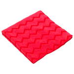 Rubbermaid Commercial Reusable Cleaning Cloths, Microfiber 16x16 Red 12/bx