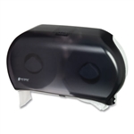 San Jamar Twin 9" Tissue Dispenser Black