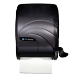 San Jamar Element Lever Roll Towel Dispenser, Oceans, 12.5 x 8.5 x 12.75, Black Pearl