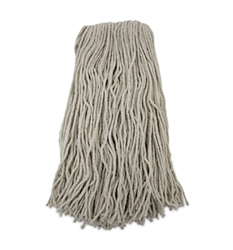 Boardwalk Cut-End Wet Mop Head, Cotton, #32, White, 6/cs