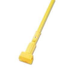 Boardwalk Aluminum Handle Mop Handle, Plastic Jaws Yellow 60"