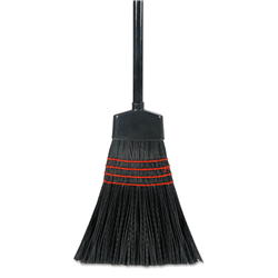 Boardwalk Maid Broom, Plastic Bristles Wood Handle 54"