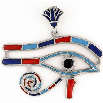Eye of Horus Pendant With Stones