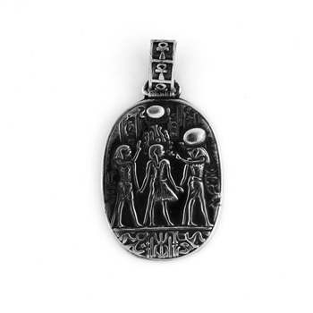 Crowning of King Tut Pendant - Small