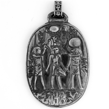 Crowning of King Tut Pendant - Large