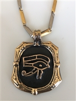 Eye of Horus  with Stainless Steel Chain