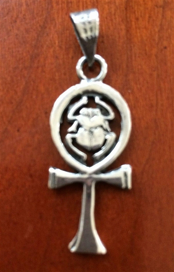 Ankh Scarab pendant