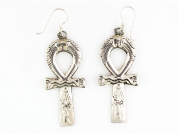 Akhenaten Ankh Earrings