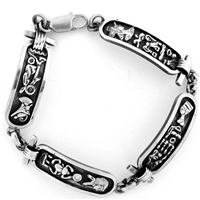 Egyptian King & Queen Cartouche Bracelet