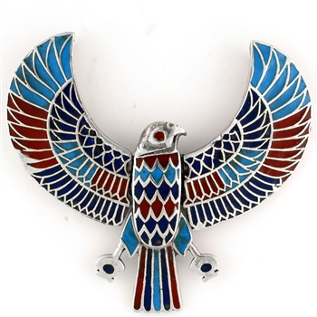 Horus Pendant - Enamel